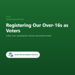 SAMNET card: Registering Our Over-16s as Voters