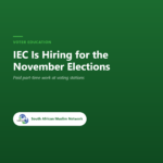 SAMNET card: IEC Is Hiring for the November Elections