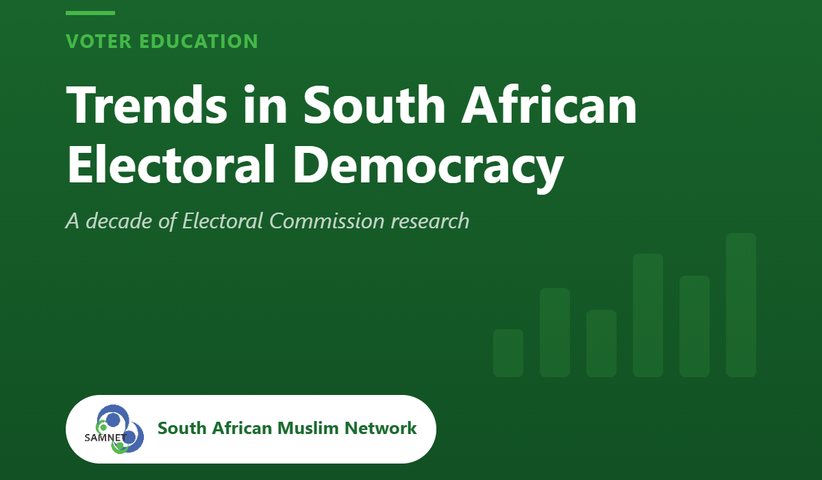 SAMNET: Electoral Commission Research: Trends in South African Electoral Democracy