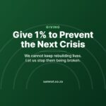 Invest 1% in preventing the next crisis and 99% in urgent relief
