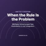 Michaela School prayer ban — assimilation is not integration