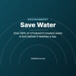 Save water — over 60% of eThekwini’s treated drinking water is lost to failing infrastructure