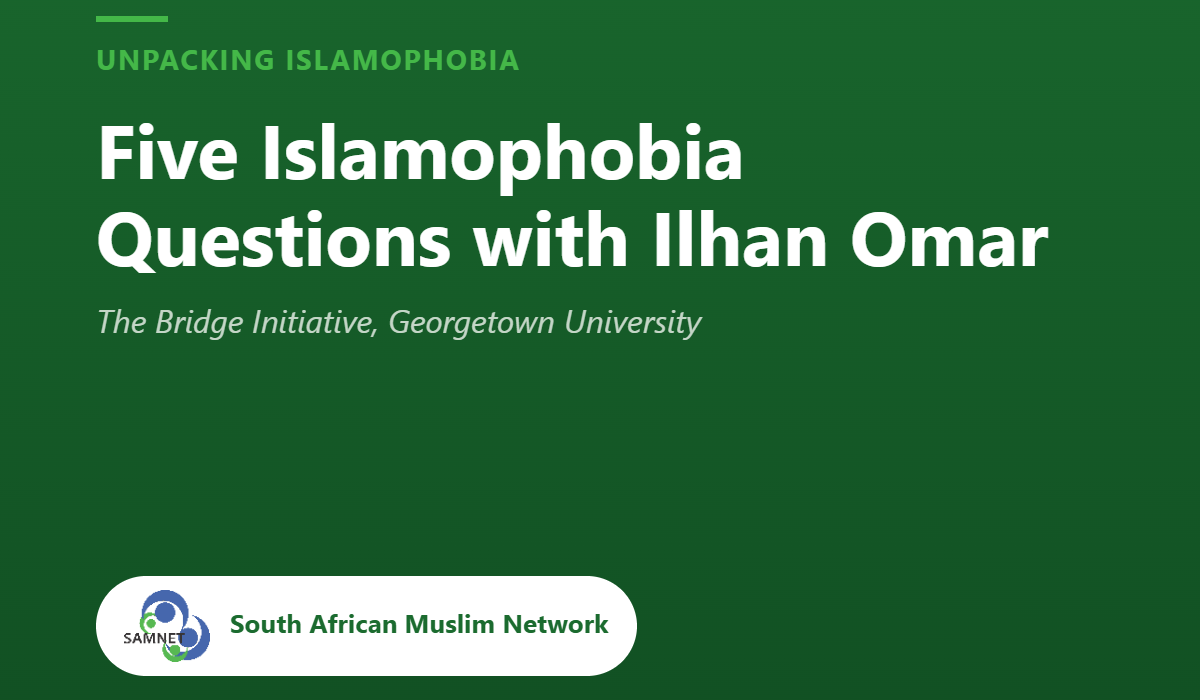 SAMNET: Five Islamophobia Questions with Rep. Ilhan Omar