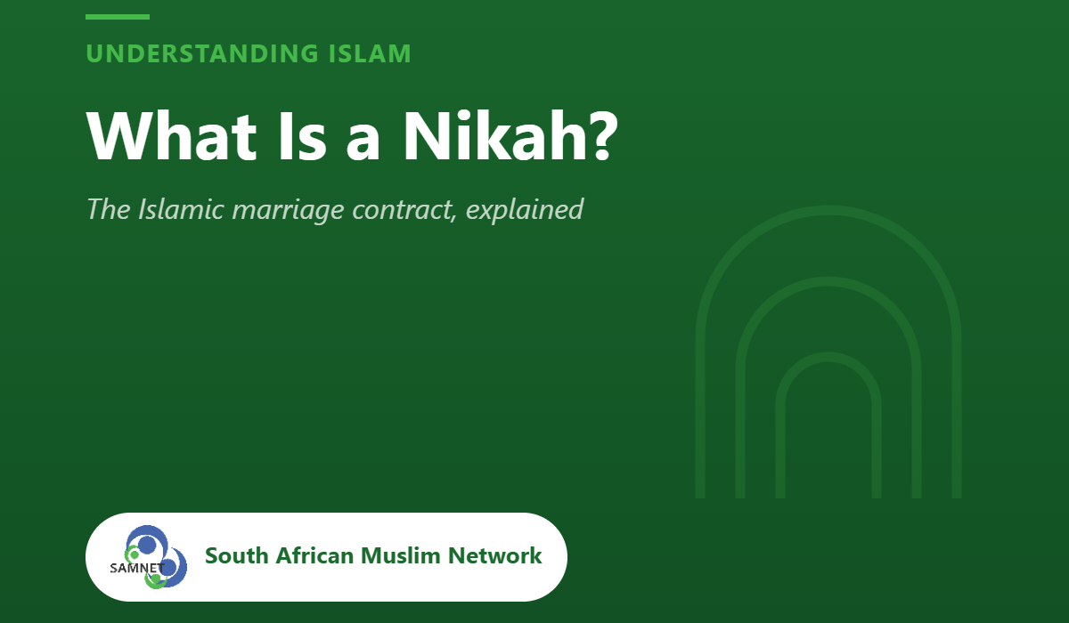 SAMNET card: What Is a Nikah?